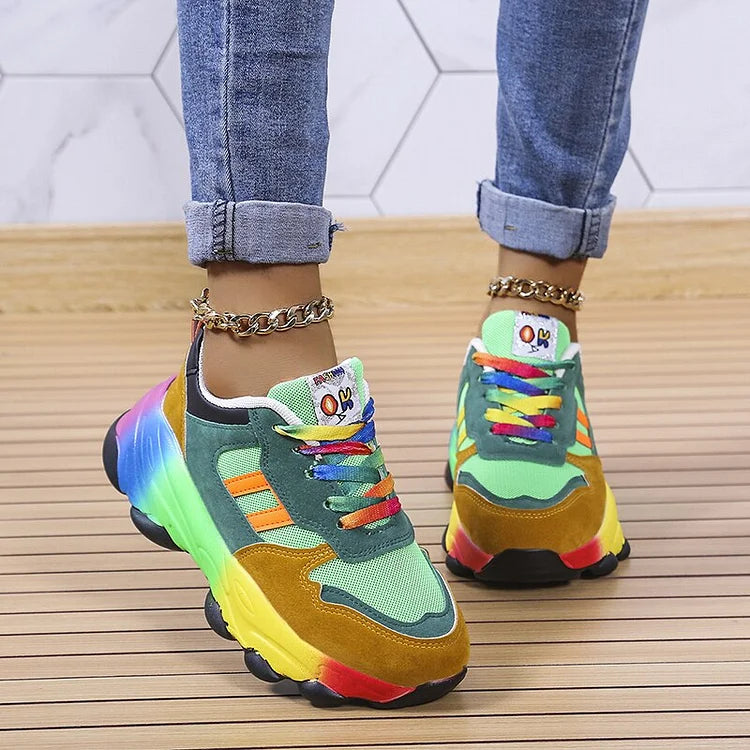 Myra™ The Orthopedic Rainbow Shoes