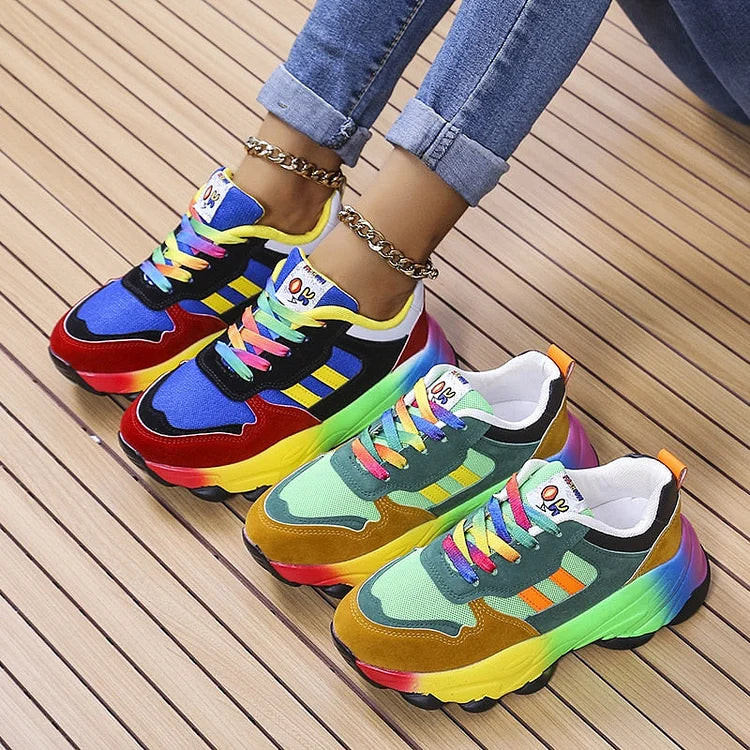 Myra™ The Orthopedic Rainbow Shoes