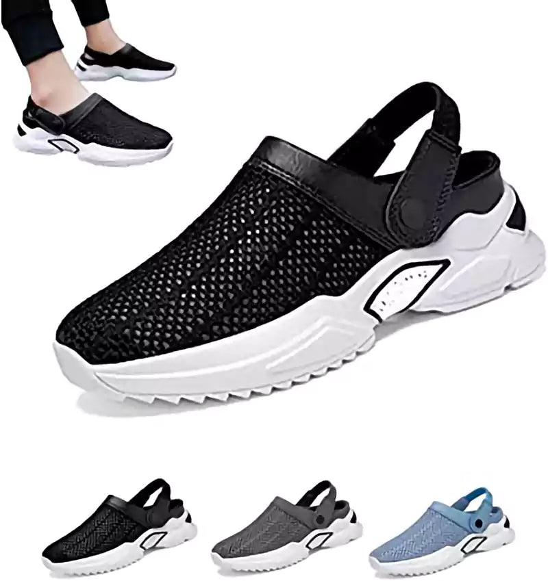 Finn™ -  Men's orthopedic summer sandals with cutouts