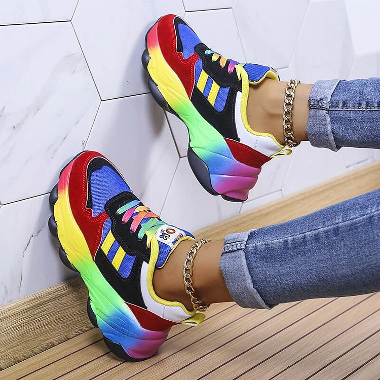 Myra™ The Orthopedic Rainbow Shoes