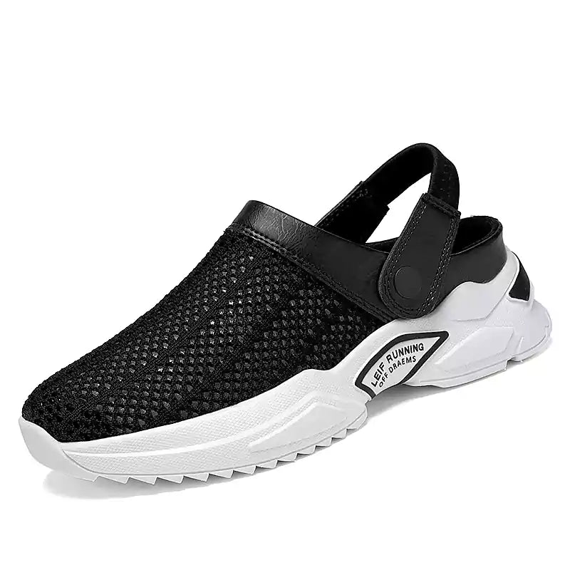 Finn™ -  Men's orthopedic summer sandals with cutouts