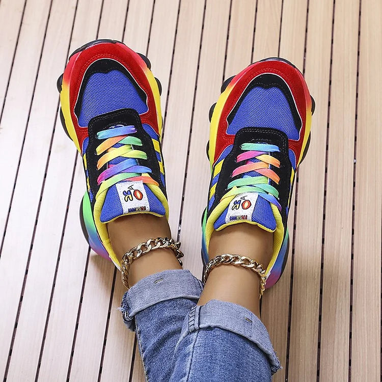 Myra™ The Orthopedic Rainbow Shoes
