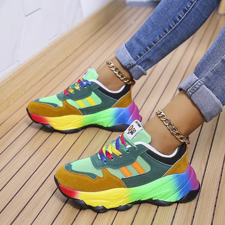 Myra™ The Orthopedic Rainbow Shoes
