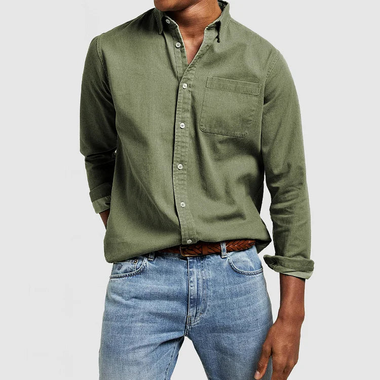 Steve™ Polo | Men's casual long-sleeve shirt