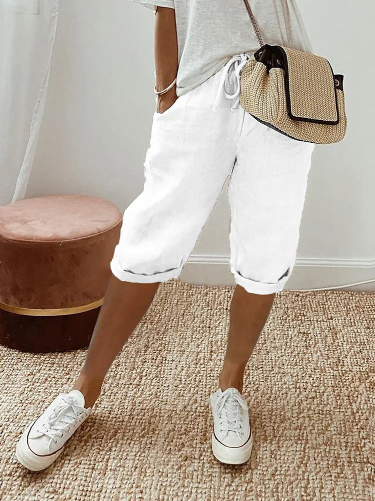 Rosa™  | Women's cotton and linen shorts
