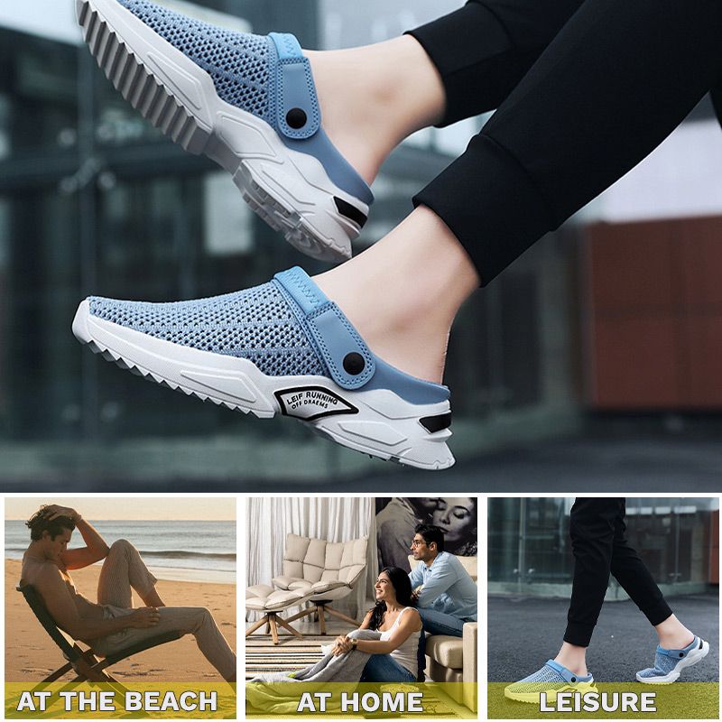 Finn™ -  Men's orthopedic summer sandals with cutouts