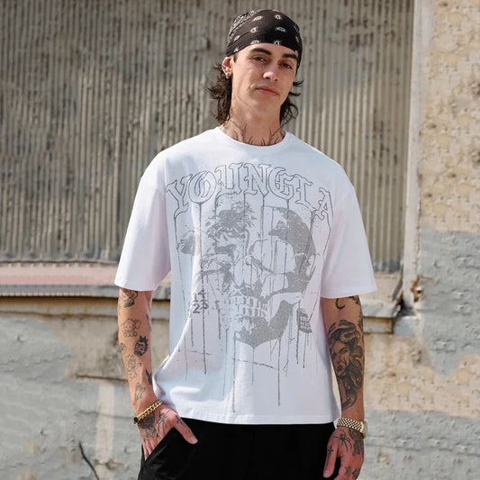 Elias™ - Round Neck T-Shirt with Back Print