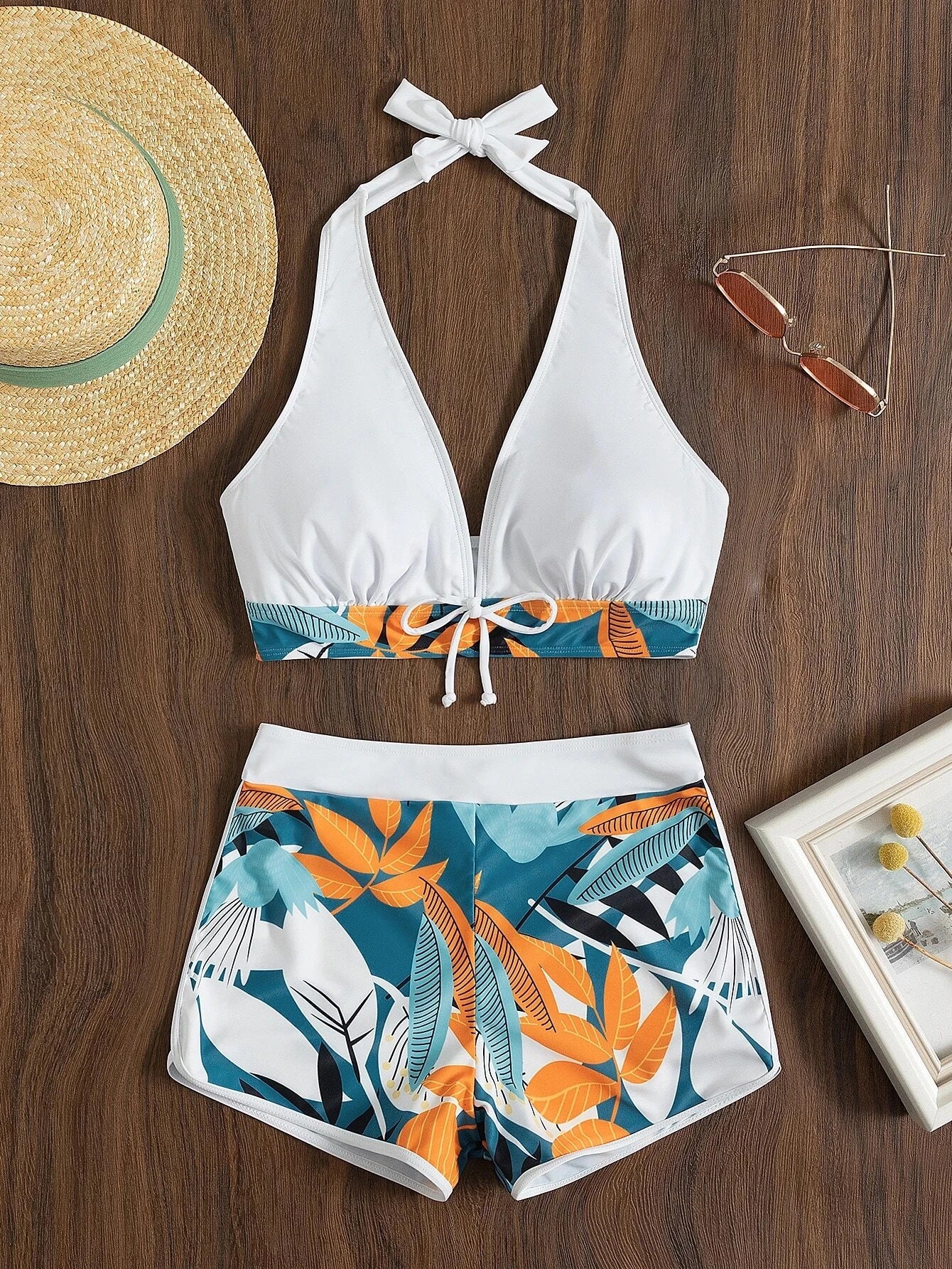 Zoey™ - High Waist Halter Bikini Set for Women