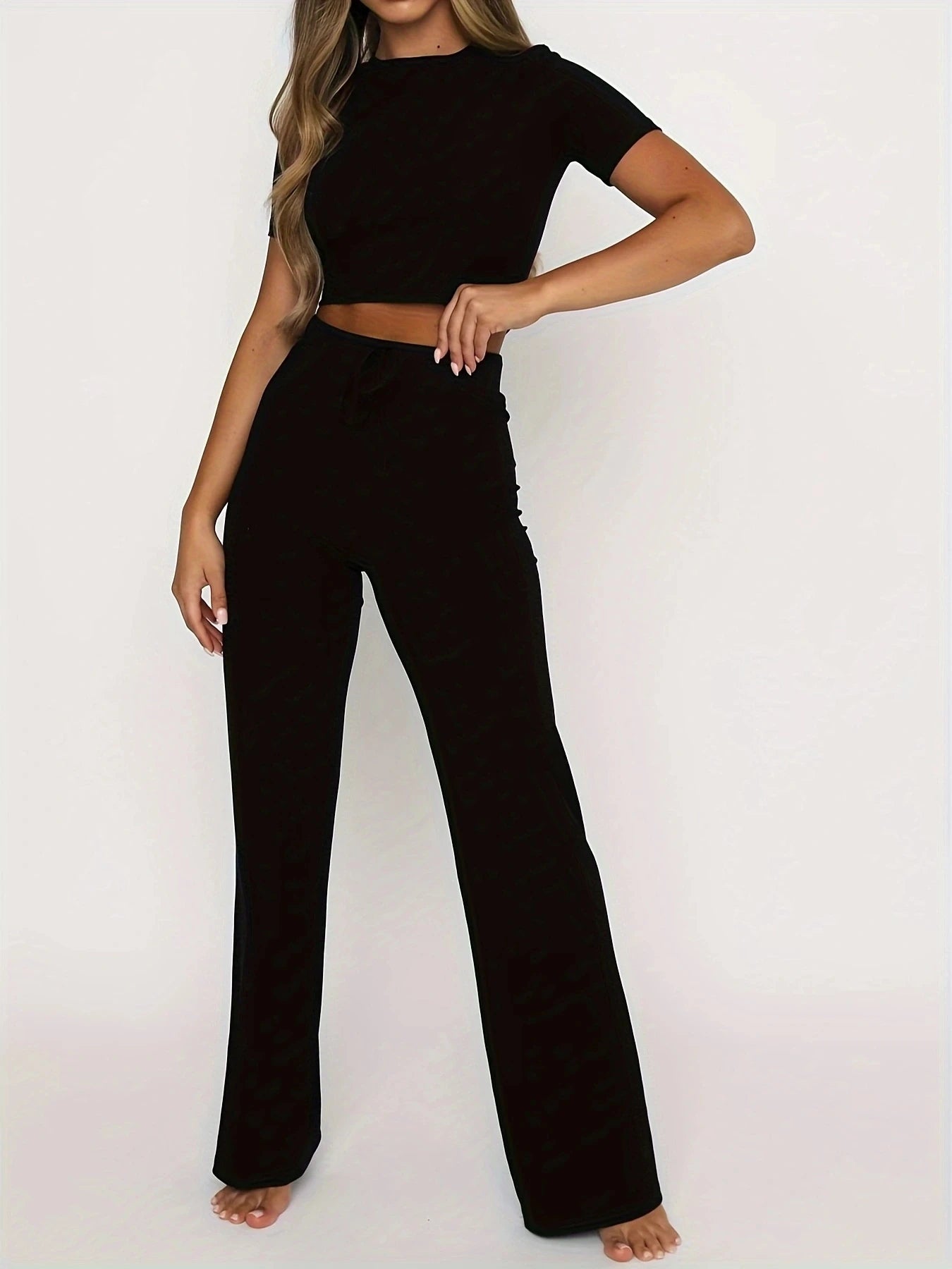Natalie™ - Slim Fit Trousers Set