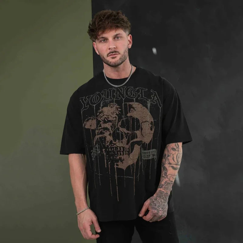 Elias™ - Round Neck T-Shirt with Back Print