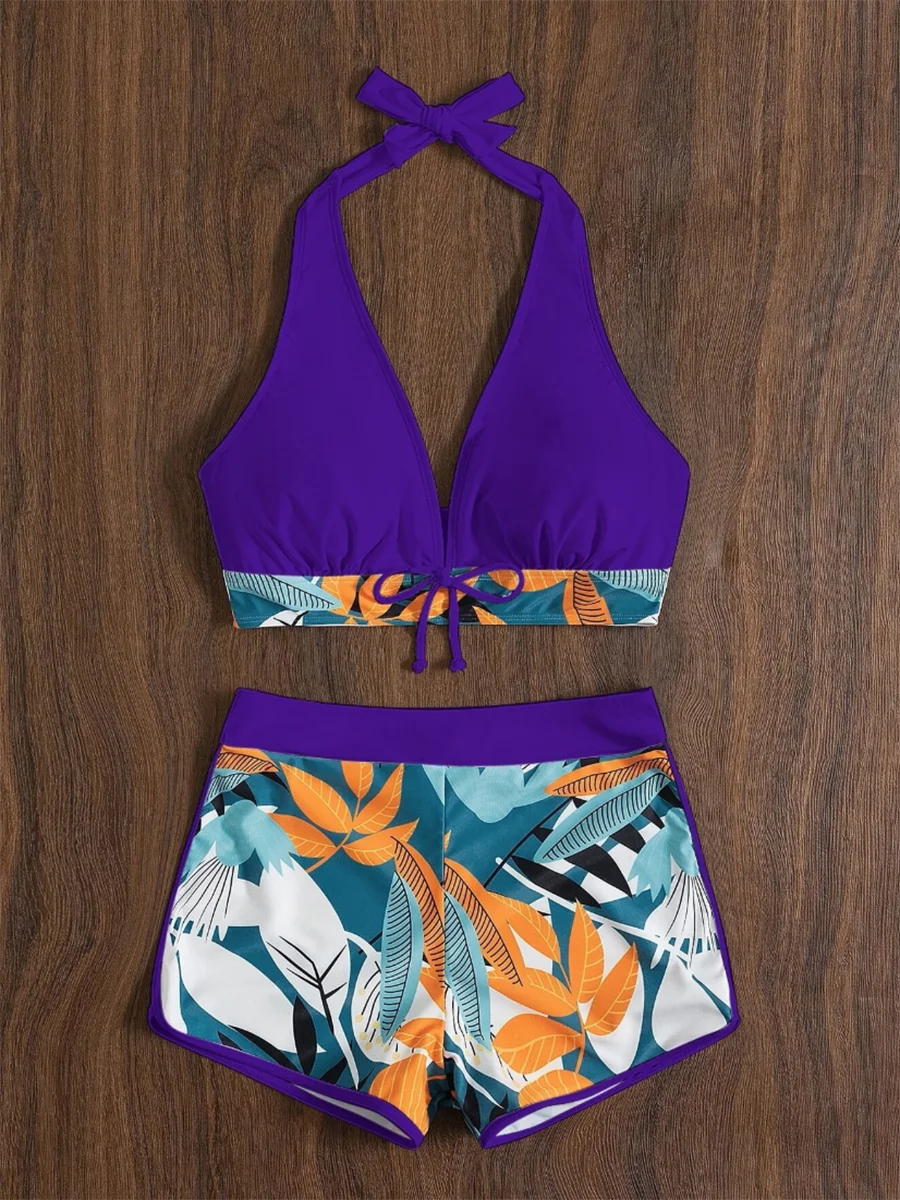Zoey™ - High Waist Halter Bikini Set for Women