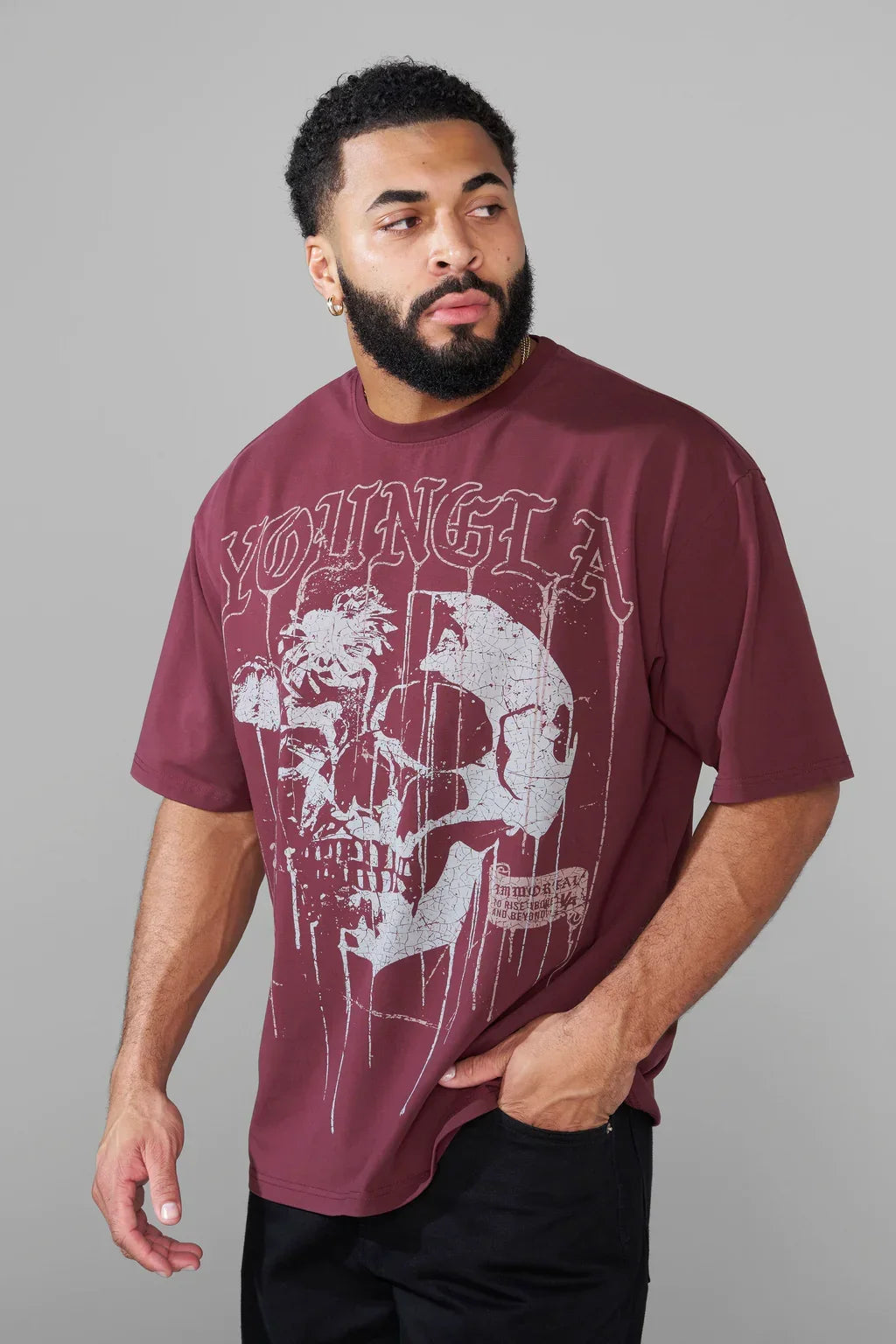 Elias™ - Round Neck T-Shirt with Back Print