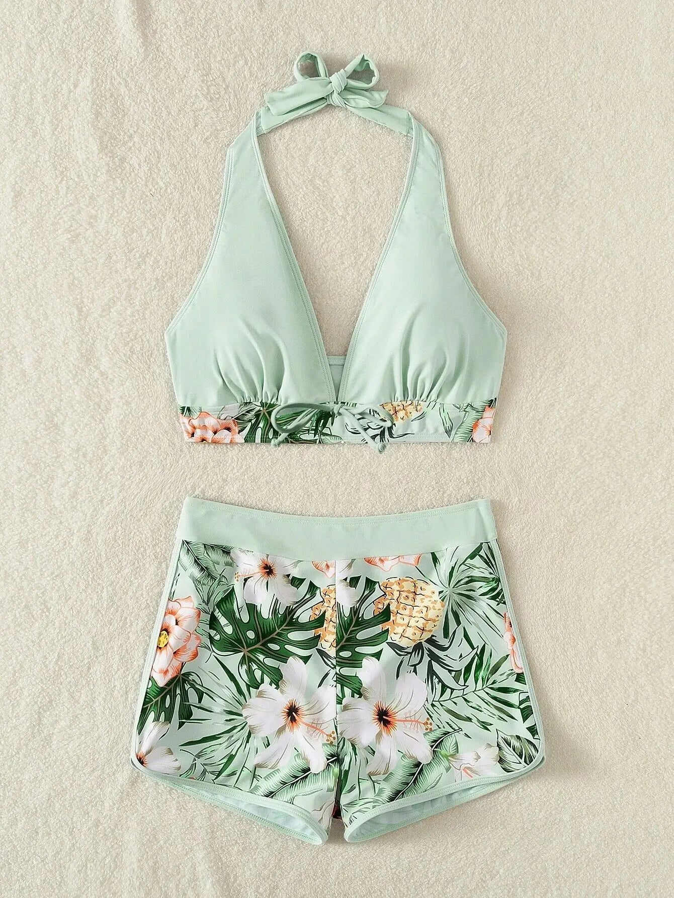 Zoey™ - High Waist Halter Bikini Set for Women