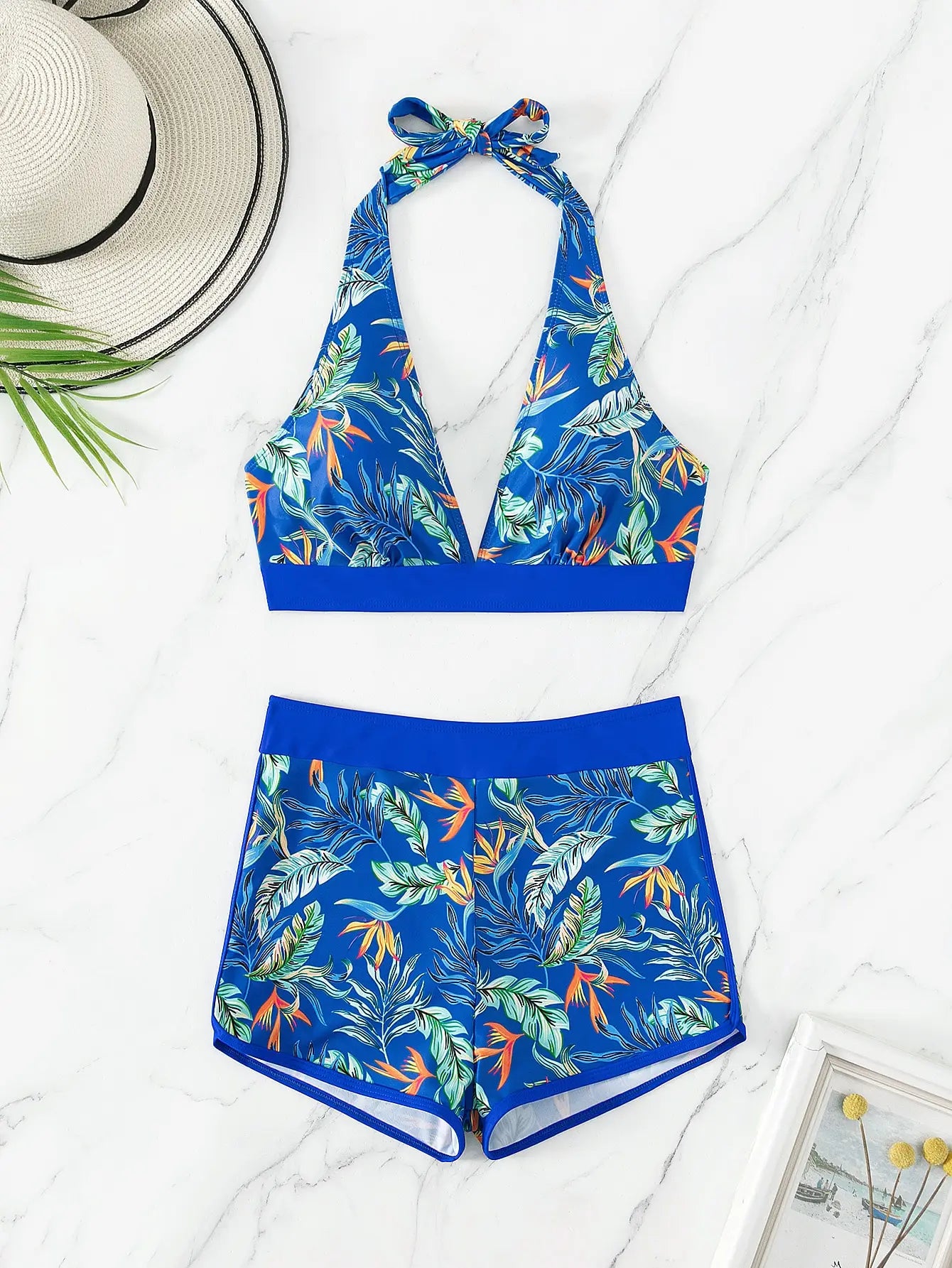 Zoey™ - High Waist Halter Bikini Set for Women