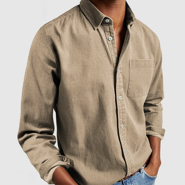 Steve™ Polo | Men's casual long-sleeve shirt