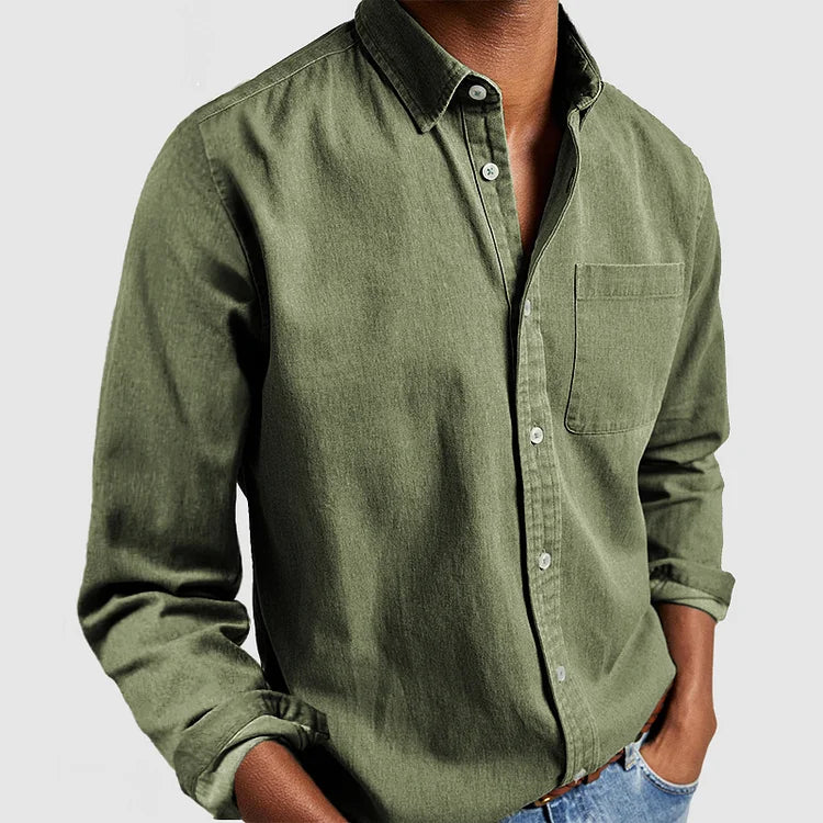 Steve™ Polo | Men's casual long-sleeve shirt