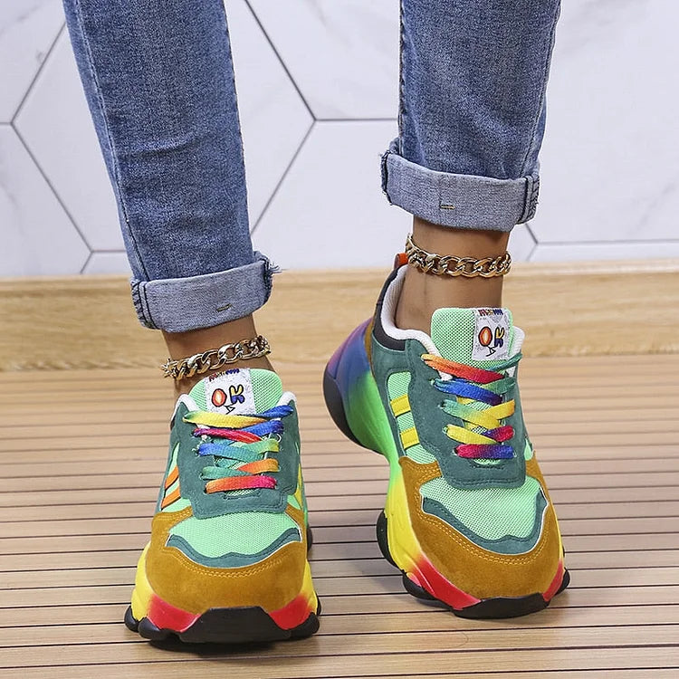 Myra™ The Orthopedic Rainbow Shoes