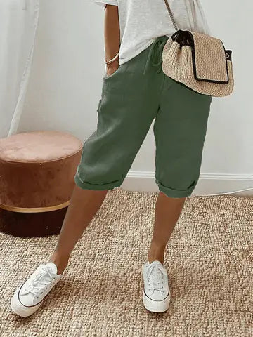 Rosa™  | Women's cotton and linen shorts