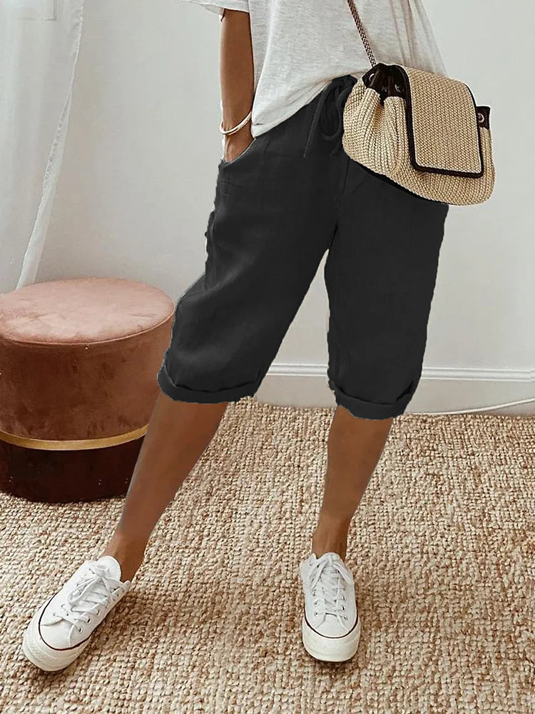 Rosa™  | Women's cotton and linen shorts