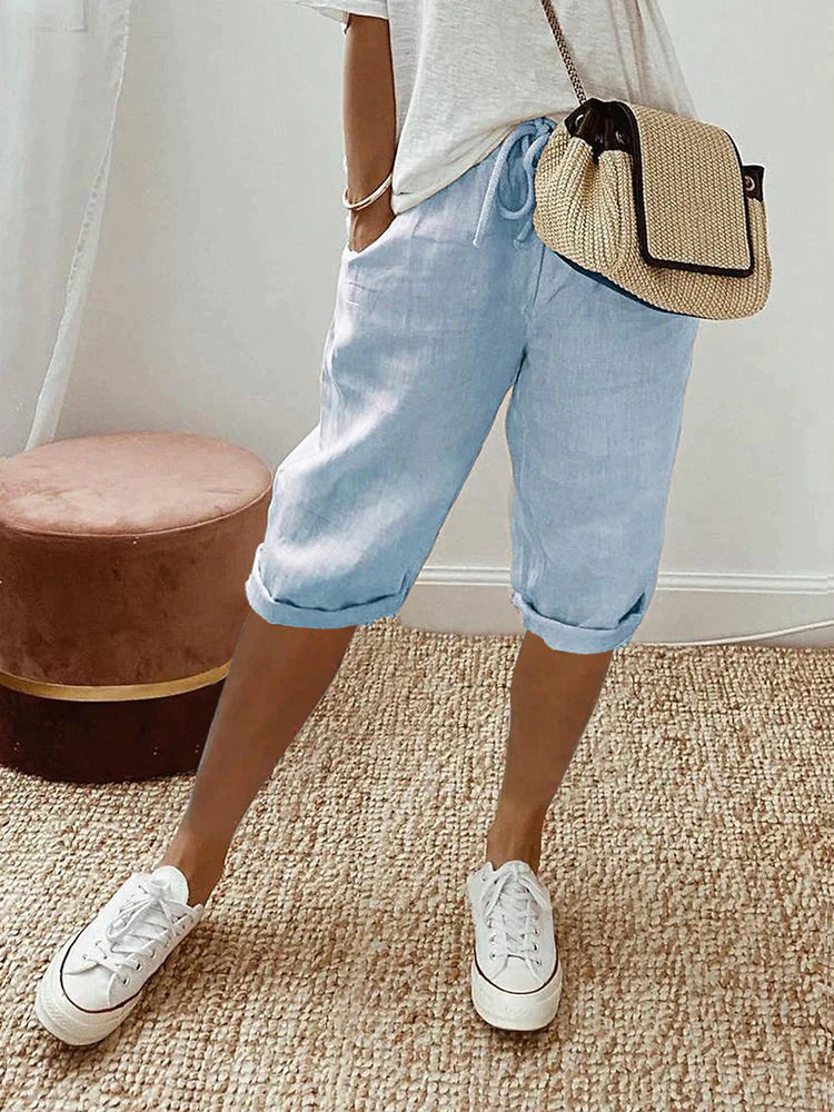 Rosa™  | Women's cotton and linen shorts