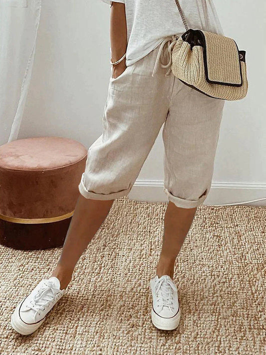 Rosa™  | Women's cotton and linen shorts